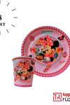 Minnie Mouse Tabak Bardak 8 li