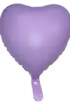 Kalp Makaron Mor Folyo Balon 18 inç