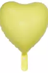 Kalp Makaron Sarı Folyo Balon 18 inç