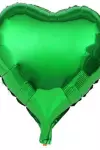 Kalp Parlak Yeşil Folyo Balon 24 inç