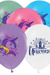 Hazır Baskı Balon  Balonevi Unicorn 12inc 100lü 