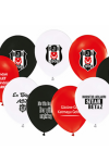 Hazır Baskı Lisanslı Balon Beşiktaş 12İNC 100LÜ