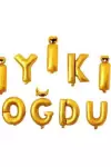 İYİ Kİ DOĞDUN FOLYO BALON SET GOLD