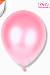 Metalik 12" Balon Balonevi Pembe 100LÜ