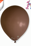 Pastel 12" Balon Hbk Çikolata Kahve