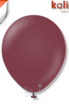 Pastel 12" Balon Kalisan Opak Bordo (Burgundy)