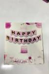 Pembe Gold Happy Birthday  Banner